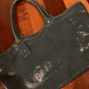 Blue Coach Purse Bag